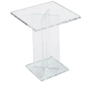 Must-Have HorecaTraders Hoge Taartstandaard Vierkant | 120x120x150 mm