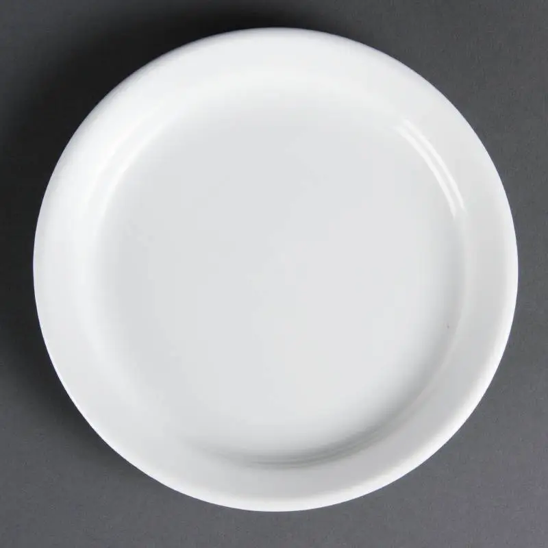 Olympia Horeca borden met smalle rand 18 cm (stuks 12) Gereduceerde Prijs