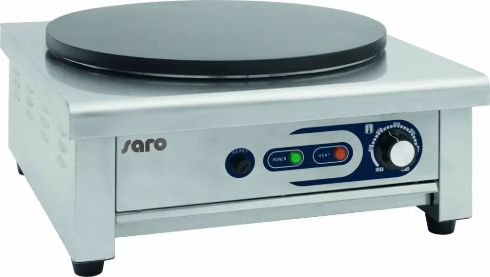 Saro Horeca Crêpe apparaat | Ø 400 mm | RVS behuizing | 3 kW | 230 volt Laatste Kans