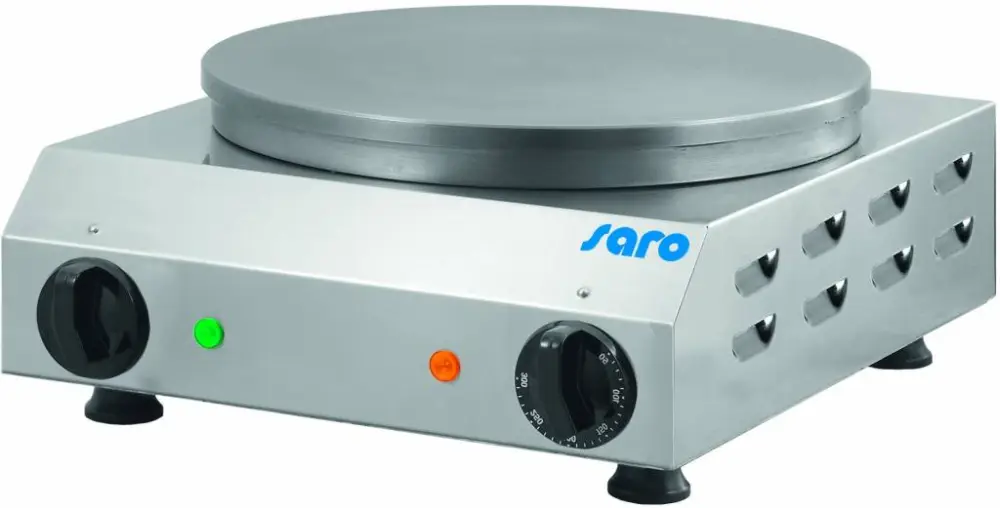 Saro Horeca Crêpe maker | Ø 350 mm | RVS | 2,4 kW | inclusief houten spreider | 230 volt Bestel Nu