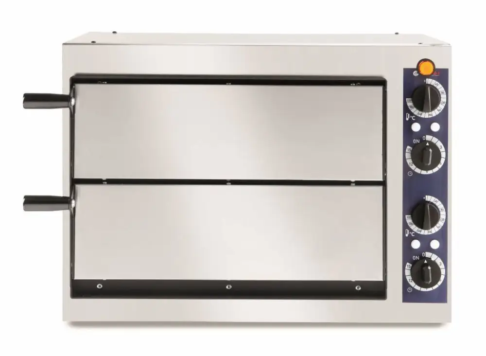 Dagaanbieding Hendi Horeca Dubbele Pizzaoven | 2400 Watt | 2 Pizza's