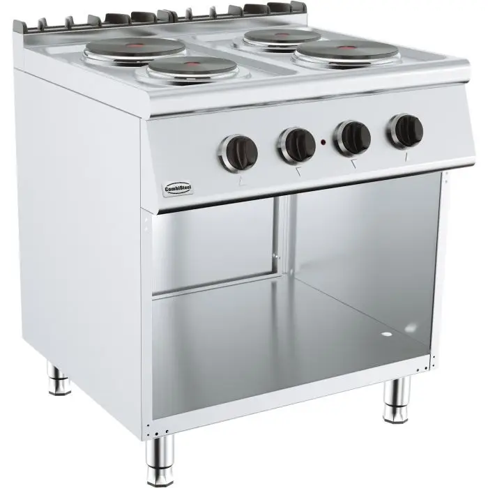 HorecaTraders Horeca Elektrische Kooktafel 4 Pits | 2 x 2,25 & 2 x ,85KW Koop Online