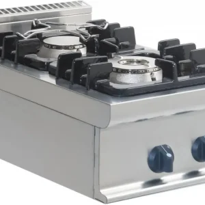 Saro Horeca Gasfornuis Tafelmodel 12kW | 2 Branders Express Levering