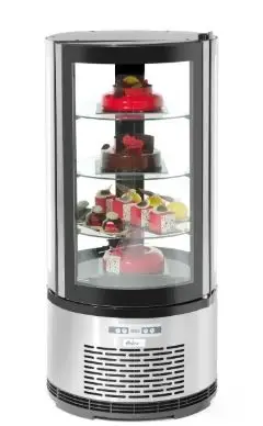 Arktic Horeca Gebaksvitrine rond 100 l Hoge Kwaliteit