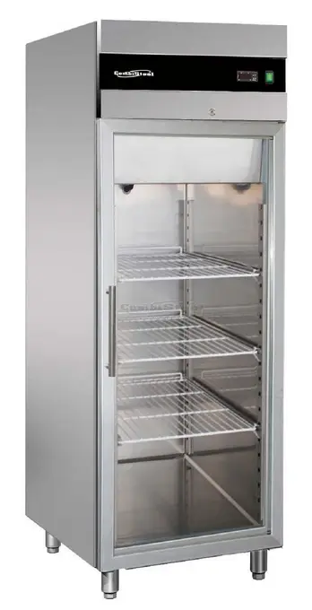 Combisteel Horeca Koelkast RVS met Glazen Deur 590 Liter Hete Deal
