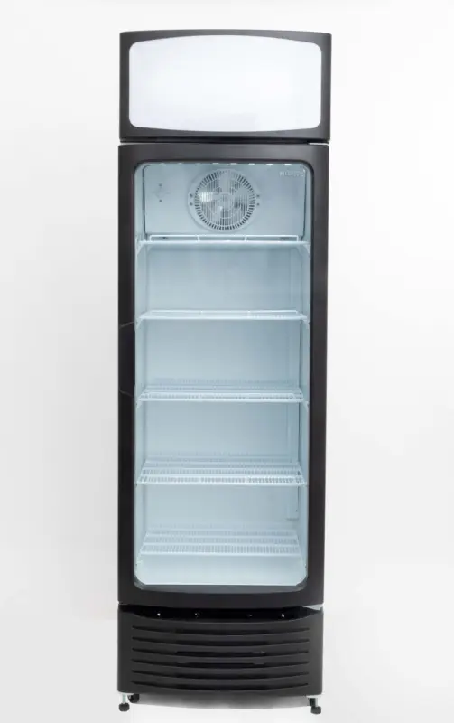 HorecaTraders Horeca koelkast met zwarte deur | 397 liter | 70 x 66 x(h)213,5cm Exclusieve Aanbieding