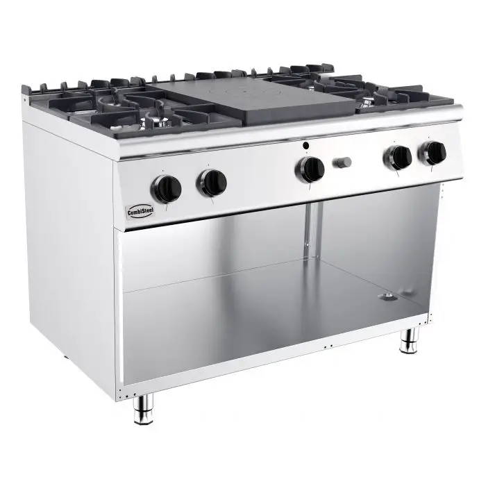 Combisteel Horeca Kookplaatfornuis 4 Pits | 6.5 KW Nu Kopen