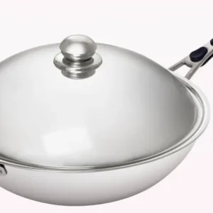 Must-Have HorecaTraders Horeca Wokpan Ronde Bodem + Deksel | 36cmØ