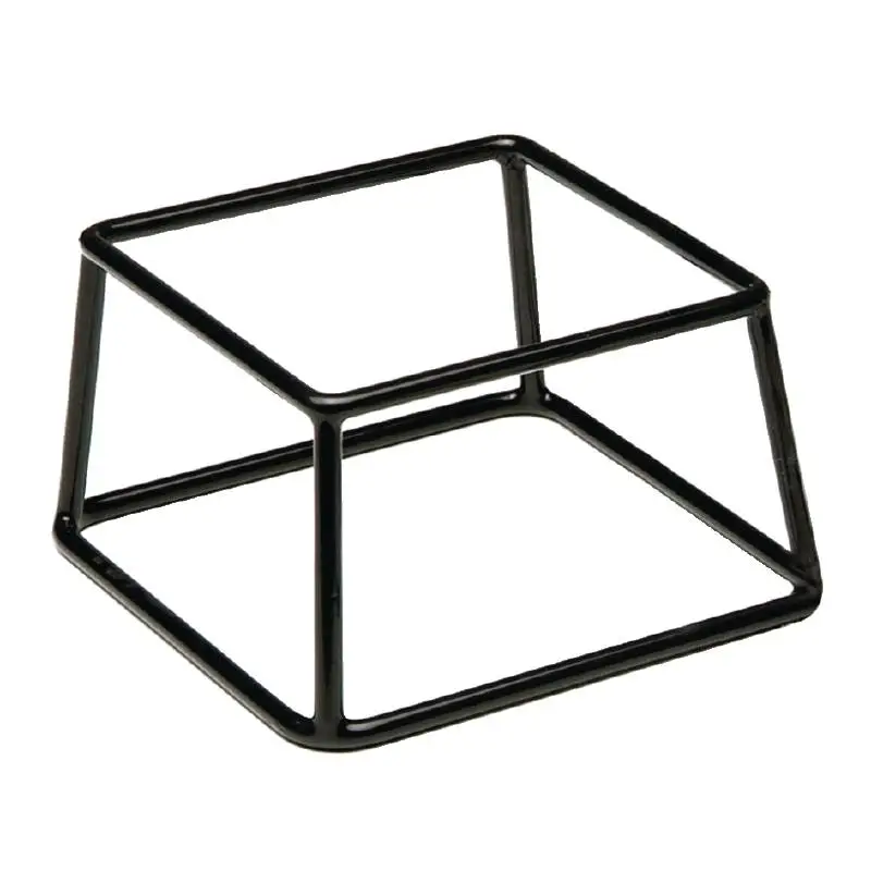 HorecaTraders Buffetstaander Zwart | 10 x 18 x 18 cm Gratis Retour