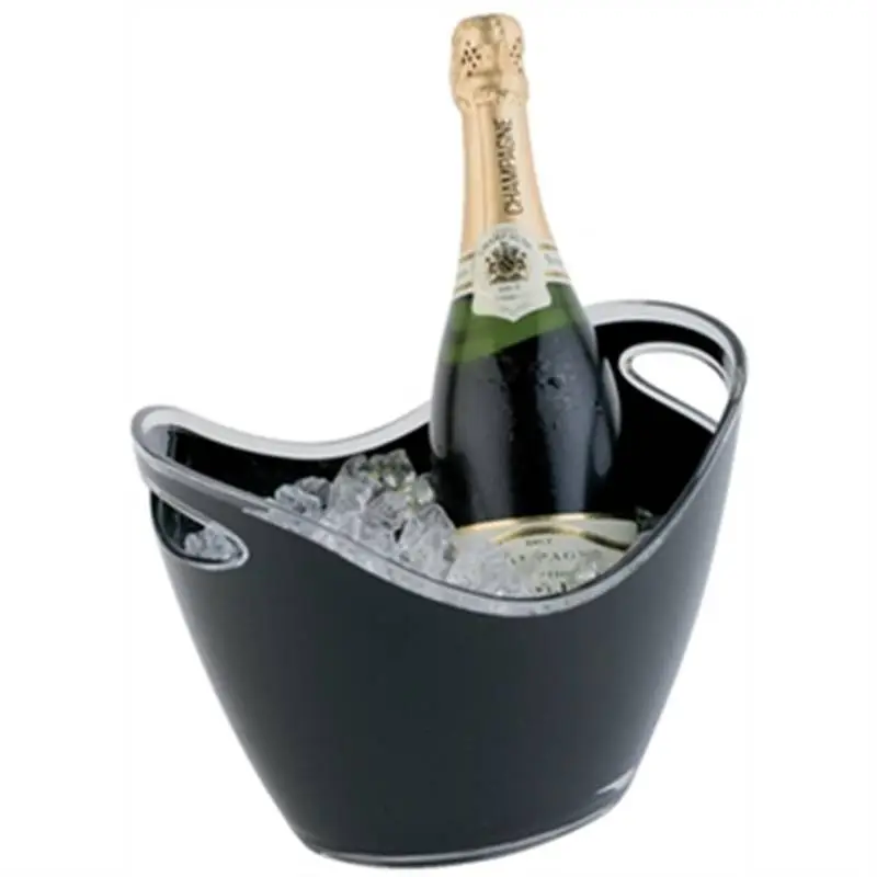 HorecaTraders Champagne Bowl Zwart Klein Aanbieding