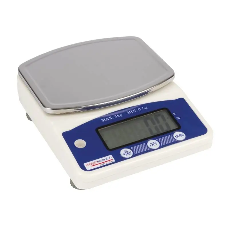 Beperkte Voorraad HorecaTraders Digitale Weegschaal | 3 kg-0,5 gram