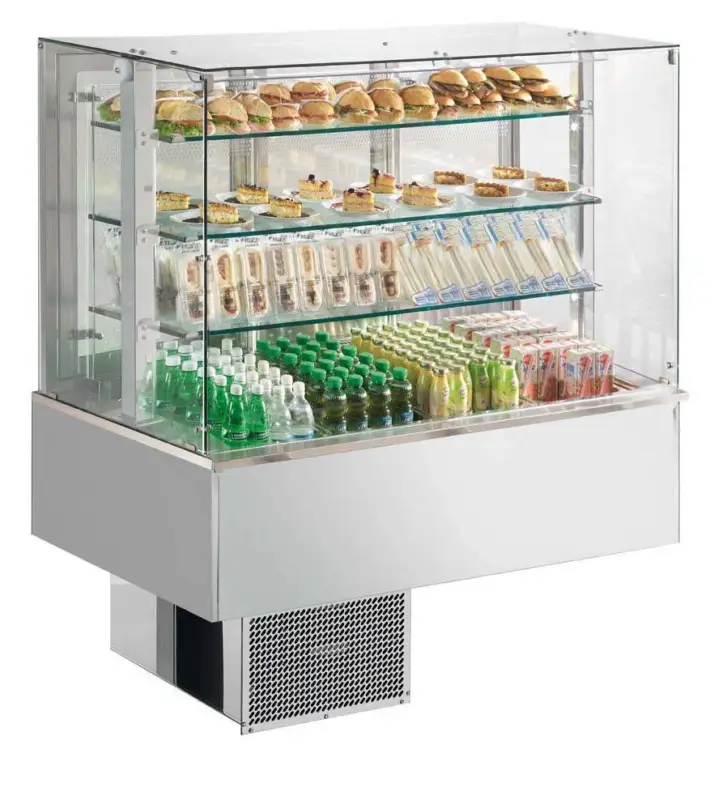 HorecaTraders Drop-in Gekoelde Vitrine Horeca Series Flitsaanbieding