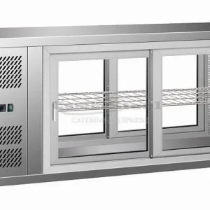 HorecaTraders Gebaksvitrine met 2 zijden glas Gecertificeerd