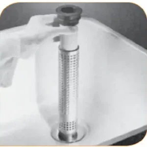 HorecaTraders Geperforeerde RVS standpijp 1"1/2 | H=255 mm Lage Prijs