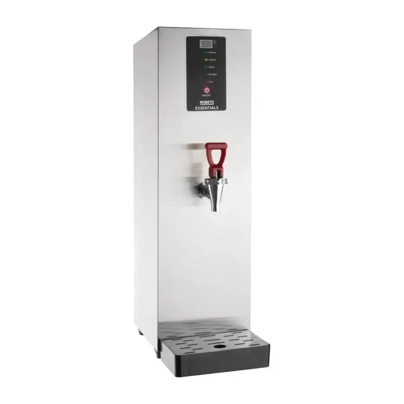 Direct Beschikbaar HorecaTraders HorecaTraders Heetwaterdispenser | 8 liter | Vaste wateraansluiting | 2500W | 23L/u | 54 x 18,5 x 34 cm