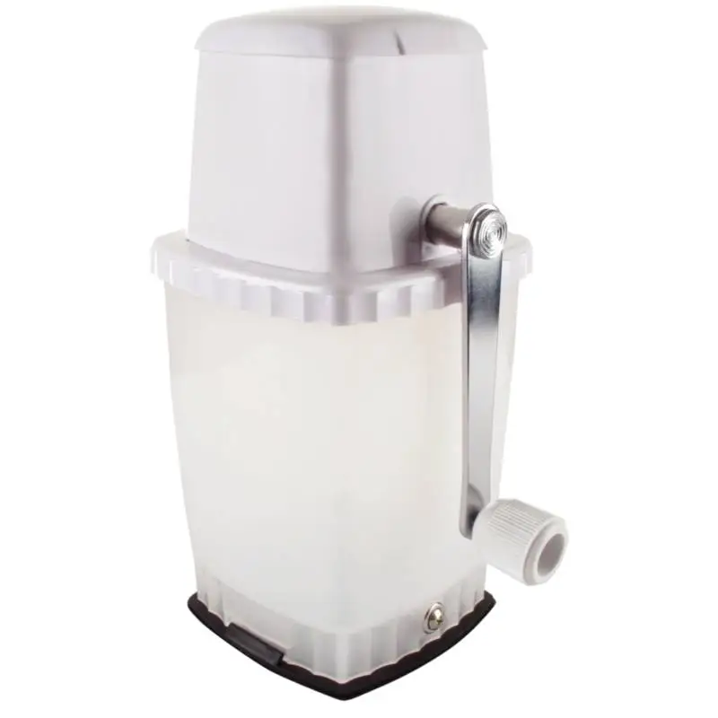 HorecaTraders IJscrusher met vacuümbasis | wit Beperkte Voorraad