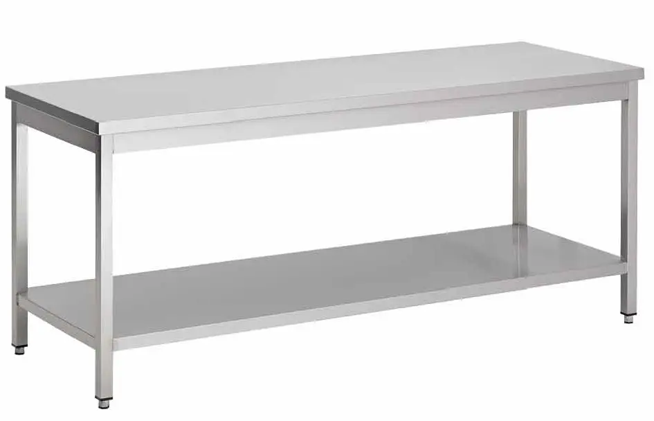 Populair HorecaTraders Professionele RVS Werktafel | 260 x 90 x 70 cm