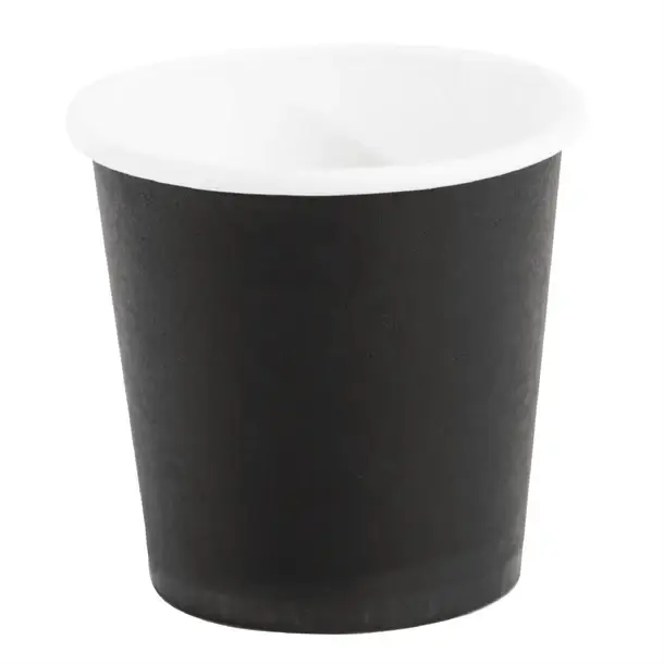 Merkproduct HorecaTraders HorecaTraders Recyclebare Koffiebekers Zwart 12cl (1000 Stuks)