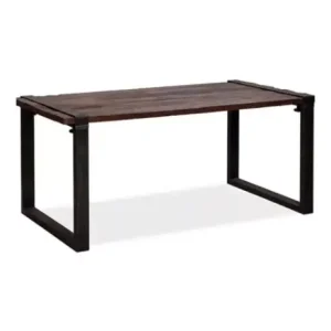Uitverkoop HorecaTraders Tafel Bruin-Zwart Hardhout laag | 180x80x(h)76cm