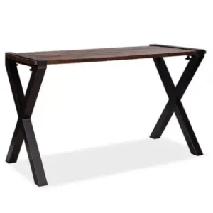 Gereduceerde Prijs HorecaTraders Tafel Bruin-Zwart Hardhout Hoog | 180x80x(h)110cm