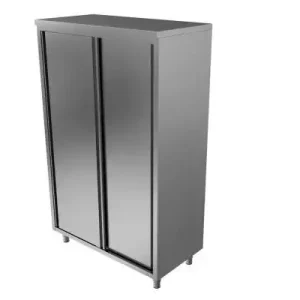 HorecaTraders HorecaTraders RVS voorraadkast met schuifdeuren | 60x60x(H)180cm Shop Nu