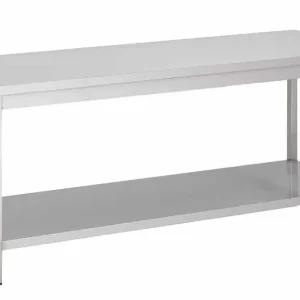 HorecaTraders RVS werktafel demontabel | 100 x 85 x 60 cm Voordeelprijs