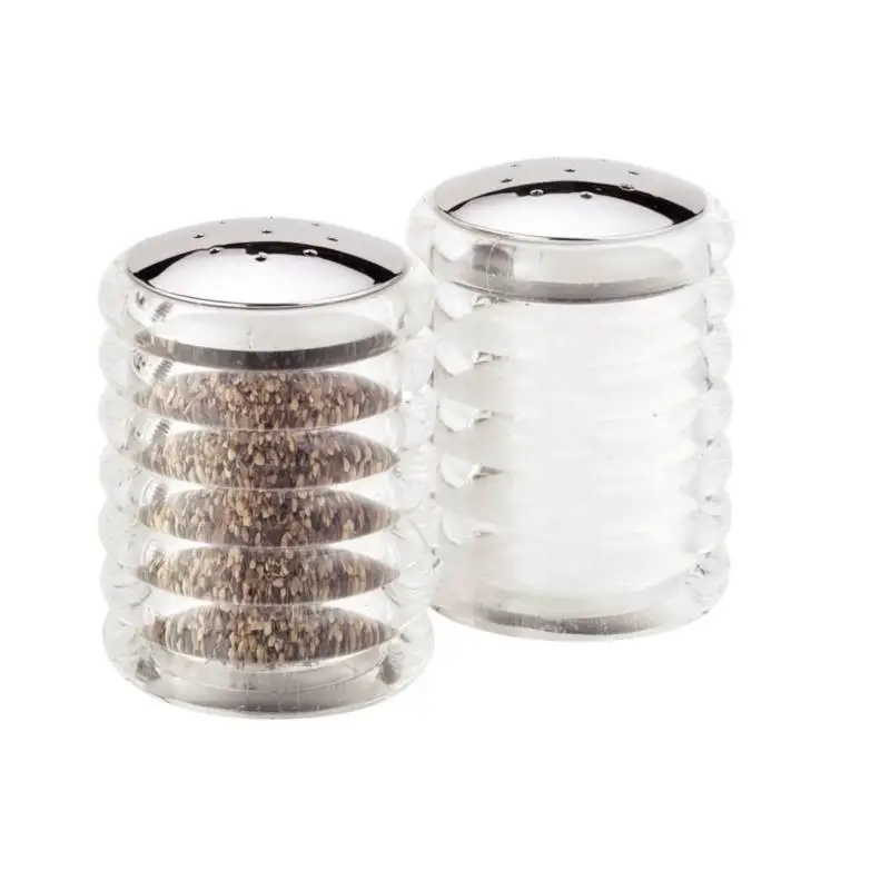 Koop Vandaag HorecaTraders RVS zout en peper vaatjes | 7 cm