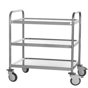 HorecaTraders Serveerwagen GELAST - 80x58x96 cm Veilige Betaling