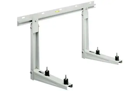 Fabrieksprijs HorecaTraders Ms208 muurkonzole gelakt + traverse - 465x375x1000mm - 70+70kg