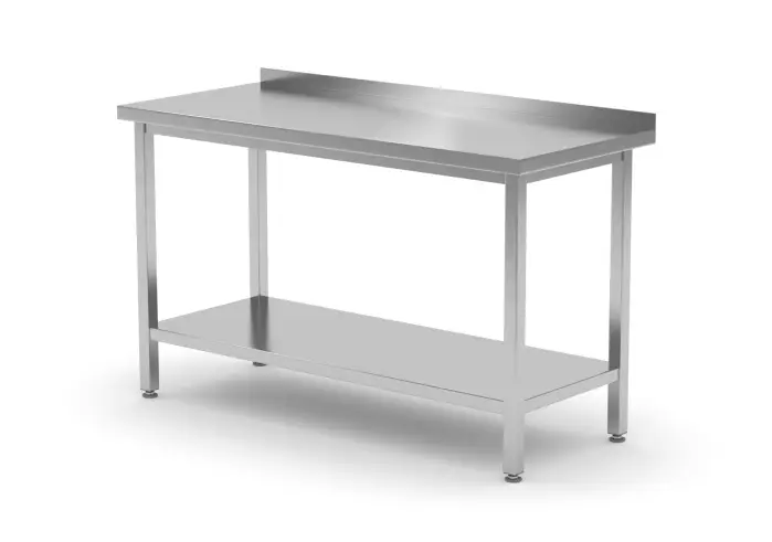 Hendi Muur werktafel | Onderschap | verstelbaar | RVS | 4 Formaten Populair