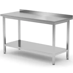Hendi Muur werktafel | Onderschap | Verstelbaar | RVS | 6 Formaten Fabrieksprijs