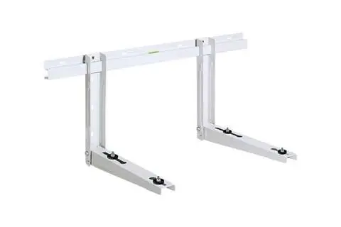 Koop Online HorecaTraders Muurkonzole gelakt | met traverse | 420x400x800mm | 60+60kg