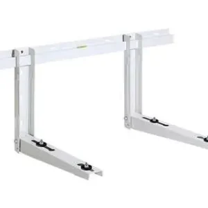 HorecaTraders Muurkonzole gelakt | met traverse | 550x400x800mm | 80+80kg Uitverkoop