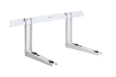 HorecaTraders Muurkonzole gelakt | met traverse | 550x400x800mm | 80+80kg Uitverkoop