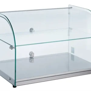 Combisteel Neutraal Vitrine | Rond 45L | 554x 376 x 370 mm Snelle Levering