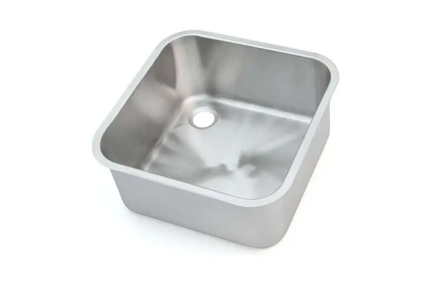 HorecaTraders RVS Inlasspoelbak | Couded Scotch Brite | 400x400x300mm Premium