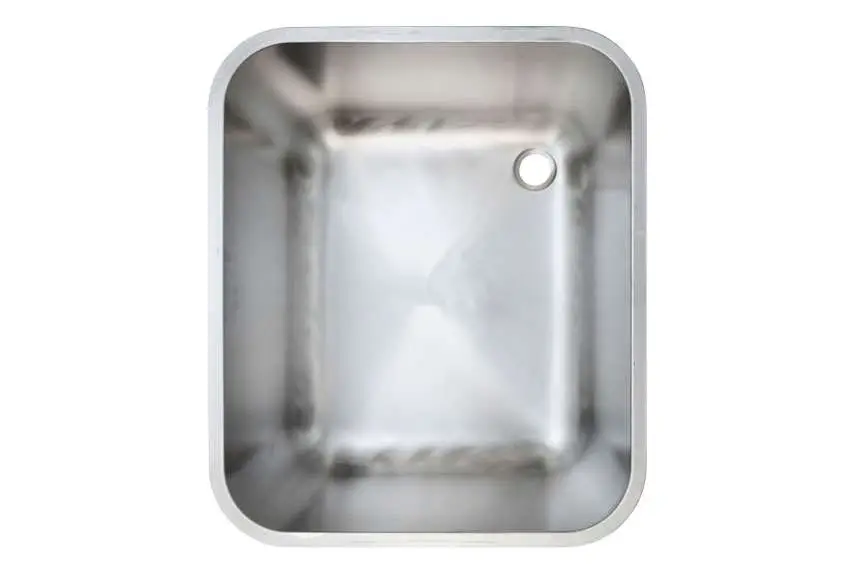 HorecaTraders RVS Inlasspoelbak | Rechts | Clouded Scotch Brite | 400x500x300mm Speciale Aanbieding