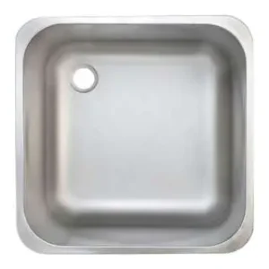 Bestseller HorecaTraders RVS Spoelbak | Zonder Overloop | L400 x B400 x H300 mm