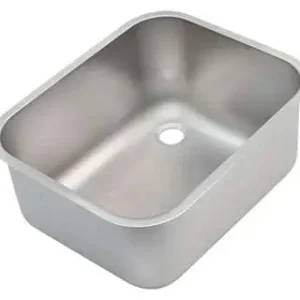 Goedkoop HorecaTraders RVS Spoelbak | Links | Zonder Overloop | L500 x B400 x H250 mm
