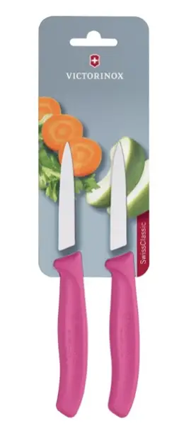 Express Levering Victorinox Officemes met spitse punt 8 cm roze | 2 stuks | RVS | 18,9(l)cm
