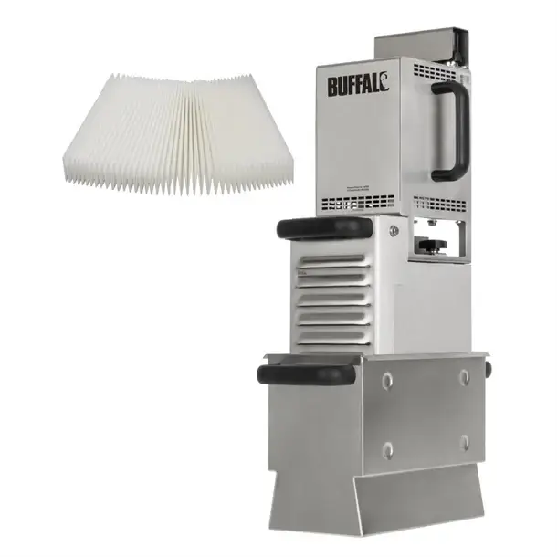 HorecaTraders Olie filtratiemachine | Incl 100 filters | 54,2(h) x 19,5(b) x 31,3(d)cm Bestel Nu