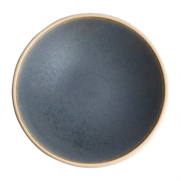 Actieprijs Olympia canvas ondiepe schaal blauw graniet | 200 mm | (pak van 6)