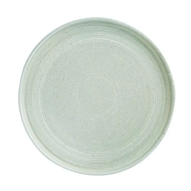 Fabrieksprijs Olympia Cavolo plat rond bord zacht groen 27cm (4 stuks)