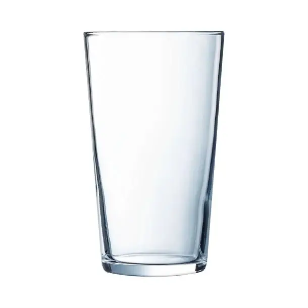 Exclusieve Aanbieding HorecaTraders conische pint glazen | 570 ml | gehard glas | 15 cm hoog | 24 stuks