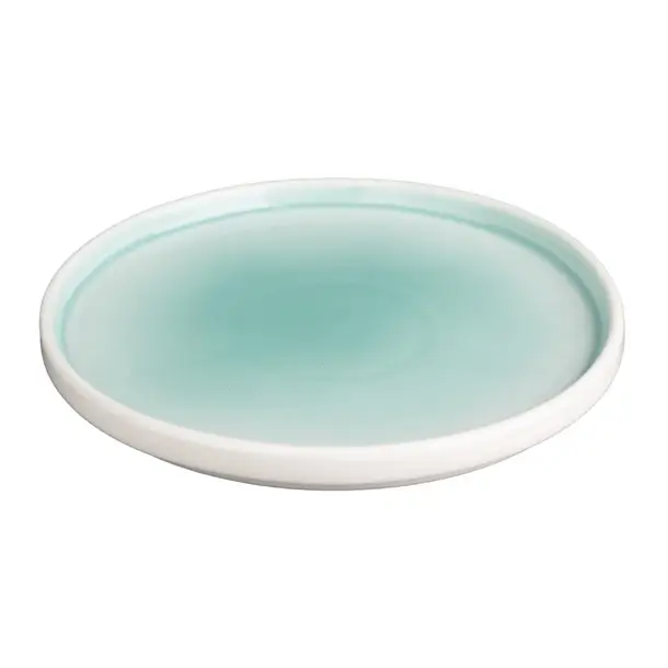 Speciale Aanbieding Olympia Fondant borden | mint groen | Ø215mm | 6 stuks