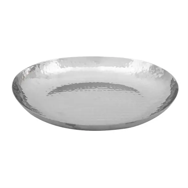 Olympia Olympia gehamerde ovale schaal | 280 x 230mm Tijdelijk Beschikbaar