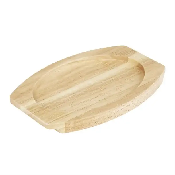Hete Deal Olympia Hevea bord voor gietijzeren ovale orenschotel | 260x165mm