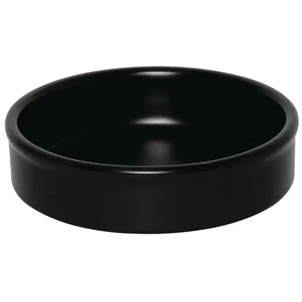 Olympia stapelbaar schaaltje | Mat zwart | 13,4x3cm | 6 stuks Beperkt Aanbod