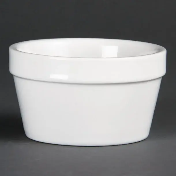 Olympia Stapelbare ramekin | Porselein | Wit | Ø95mm | 6 stuks Voordeelprijs