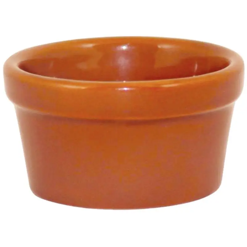 Lage Kosten Olympia Tapas bakje Porselein Bruin 7,7cm | 6 stuks